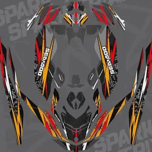 Sea-Doo Spark 2UP 3UP Trixx Jet Ski – Decal / Graphic / Sticker Set