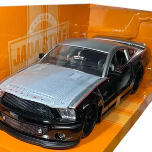 Jada Big Time Muscle 2008 Ford Shelby GT-500KR 1:24 Black Silver Two-Tone 2023