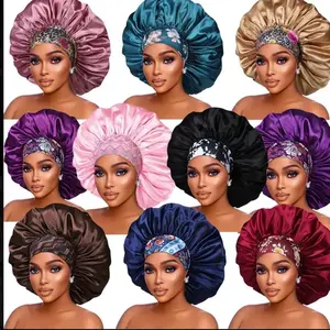 [Soft & Breathable Sleep Caps] 10-Pack Soft & Breathable Women's Fashion Sleep Caps - Night Hair Cover For Home, Travel, Christmas Gift