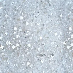 Diamond Glittery Sugar™ - White Sugar with Edible Pearly White Glitter, Ideal for Baking and Baking Supplies