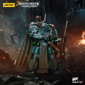 JOYTOY Warhammer 40K & The Horus Heresy Alpha Legion Exodus 'The One who is Many With Sniper Rifle And Power Dagger 1/18 Limited Edition Action Figure Model Collectible for Birthday Christmas Display