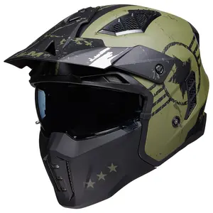 ILM Open Face Motorcycle 3/4 Half Helmet Model Z302