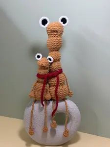 Handmade Crochet Giraffe Plush – Cute Amigurumi Toy, Unique Gift