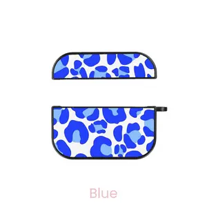 abbyrose Leopard AirPod Case AirPod (1st/2nd gen) Rigid Plastic Blue