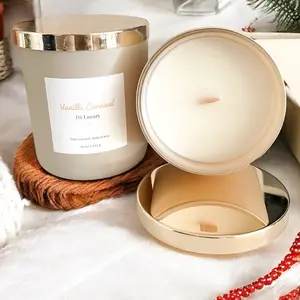 Vanilla Caramel Candle, Fall Candle, Non-toxic, Handmade