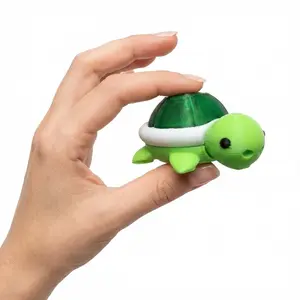 1count Turtle Keychain, 3D Fidget Play Toy, Durable 3D Printed Pocket Accessory, Relax Keyring for Daily Use, Great Holiday Gift for All Ages