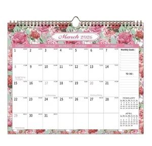 2026 Calendar - Sleek Design for Home & Office - Comprehensive Year Overview - Practical for Planning & Scheduling - Versatile for Personal & Professional Use