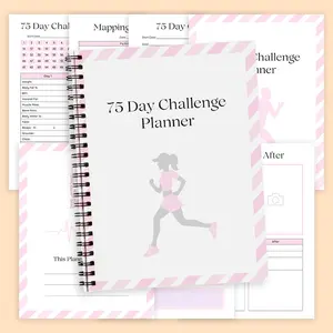 75 Day Challenge | From Commitment to Transformation | A Results-Oriented Spiral Notebooks for Building Resilience, Forging Habits & Achieving Breakthroughs, Planner