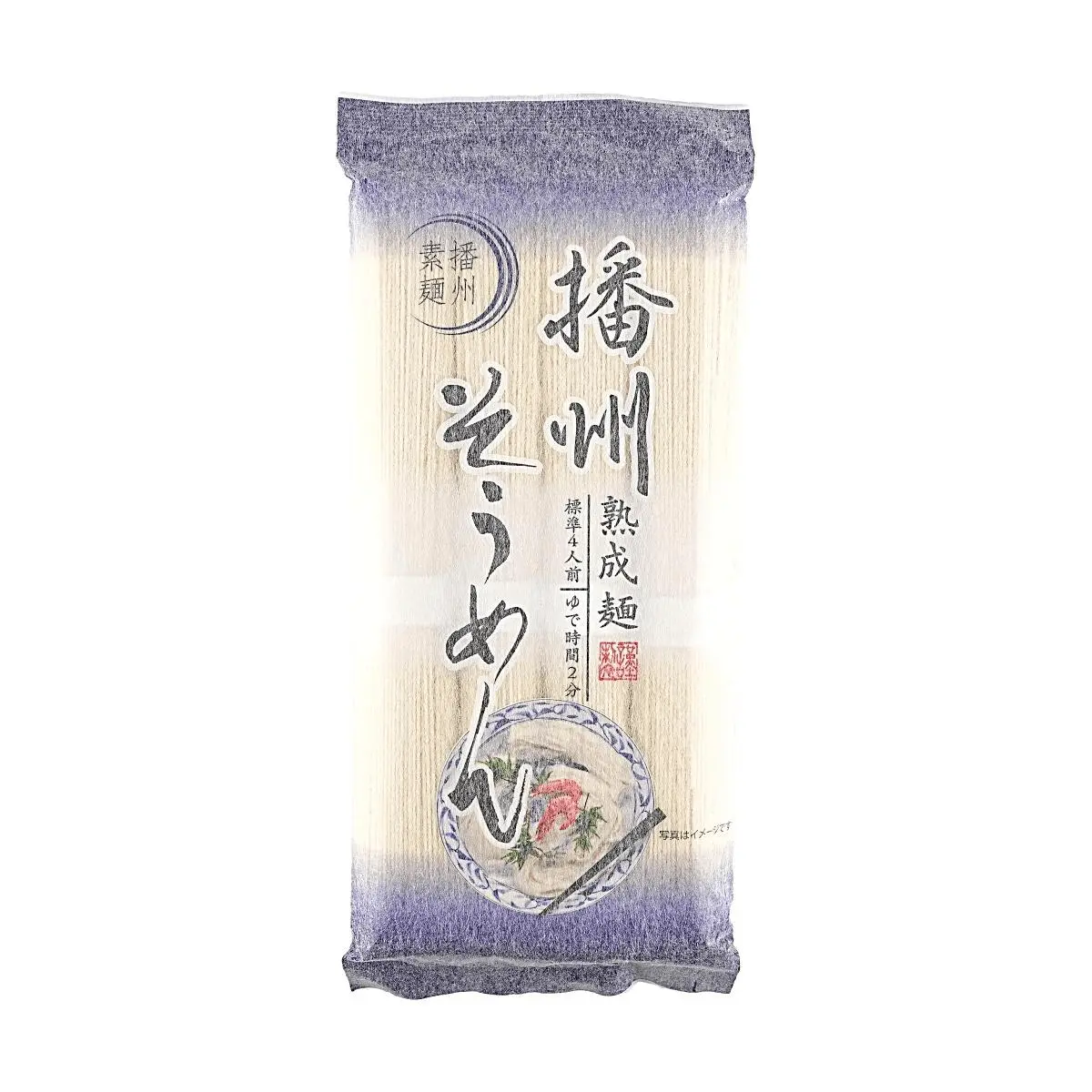 KANESU Banshu Somen Noodles - Authentic Japanese Thin Udon Noodles, 4 Bundles (360g) - Premium Aged Somen from Hyogo Prefecture, Smooth & Silky Texture