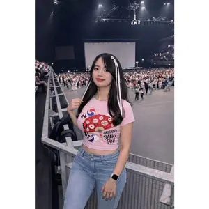 Arirang US Tour Korean Fan Bangtan 2026 Baby Tee, Y2K K pop Aesthetic Shirt, Army Style, Korean Aesthetic Top, 100% Cotton Baby Tee