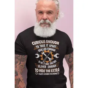 Mechanic T-shirt Funny technician Best Birthday Gift Mens funny shirt Husband Boyfriend Father Gift tee shirt handyman repair guy tee shirt