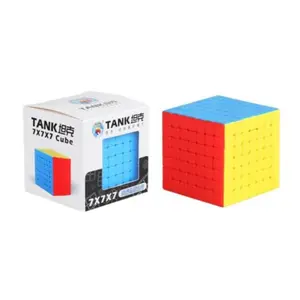 Toy 7x7 Speed Cube Puzzle, No Stickers, Colorful 7x7x7 Magic Cube Educational Toy, Ideal Gift for Kids, Speedcube