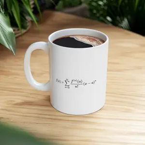 Power Series Coffee Mug – Taylor Expansion Cup for Math Lovers
