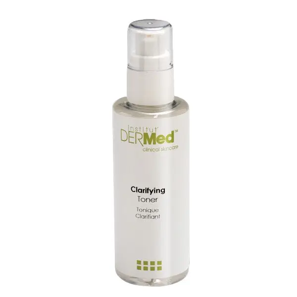 DERMed Skincare Clarifying Toner with Salicylic & Glycolic Acid - Exfoliating Liquid for Skin Clearing & Clogged Pores on Acne-Prone, Non-Sensitive Skin, Exfoliate, Pore Clearing, Designed For Acne Prone Skin