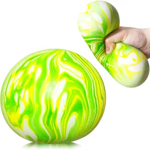 Giant Dough Balls Fidget Toy - Stretchy Jumbo Stress Balls for Kids and Adults - Pull and Squeeze Sensory Ball Squishy Toys, 2025 Novelty Stress Relief Balls for ADHD, ADD, Autism (Green)