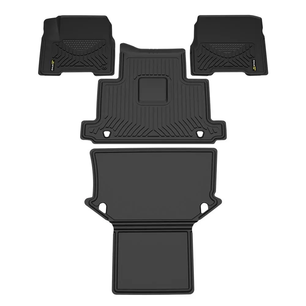 G-PLUS Motor Interior All Weather TPE Floor Mat Fit For 2004-2018 Volvo VNL 670 Automatic Transmission