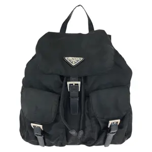 Pre-owned PRADA Nylon Tote Bags Tessuto Leather Backpack