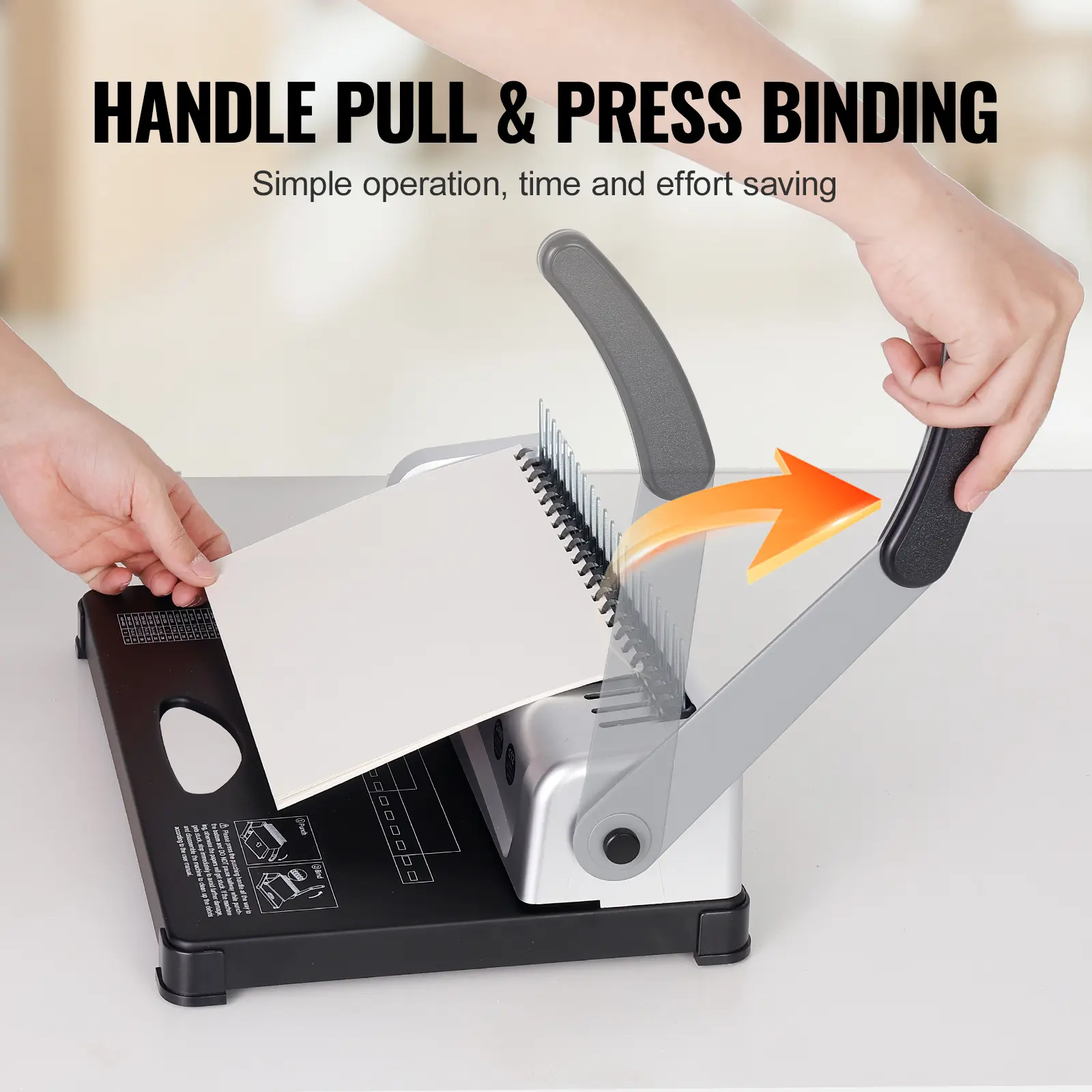 VEVOR Binding Machine, Summervibes,Summervibes, Comb Binding Machine 21-Holes Binding 450 Sheets, Book Binder Machine with 100 PCS 3/8'' Comb Binding Spines, for Letter Size, A4, A5 - TikTok Shop VEVOR Binding Machine, Summervibes,Summervibes, Comb Binding Machine 21-Holes Binding 450 Sheets, Book Binder Machine with 100 PCS 3/8'' Comb Binding Spines, for Letter Size, A4, A5 - TikTok Shop