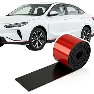 Side Skirts for Cars Protector,2026 Upgrade Front/Rear Bumper Guard for Cars Scratch Protection,Thickened Rubber Car Bumper Protector Car Exterior Acc