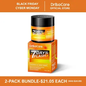 DrBioCare Advanced Hot Sweat Cream 7 Days Flash Series Tighten Moisturize Skin Enhances Elasticity 130g Body Care Lotion for Men Women