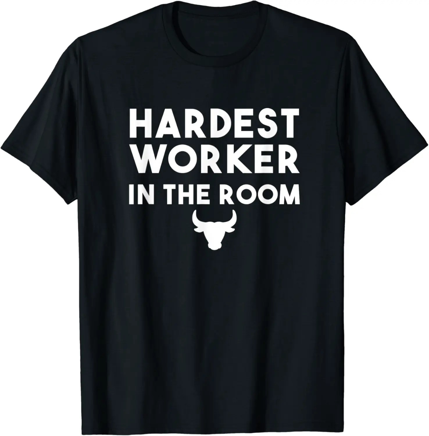 Hardest worker in the room workout motivation tshirt - Ananavar Shop 37B07PM2QNT2