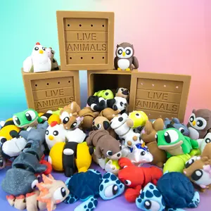 Pocket Pal: Random Assortment — 5, 10 & 20 Packs of Random Articulating Fidget Figurines, 3D Printed Collectibles