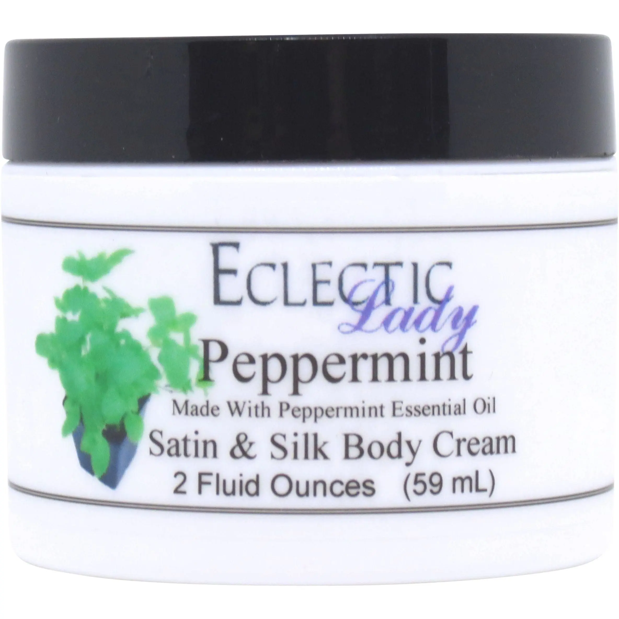Peppermint Essential Oil Satin and Silk Cream,  Body Cream, Body Lotion