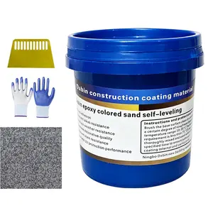 New Epoxy Self-Leveling Colored Sand Floor Paint Ideal for Garages and Indoor Home Decorations A Perfect Helper for Home Renovation Epoxy Flooring