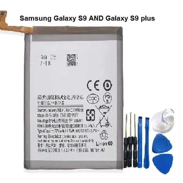 Battery for Samsung Galaxy S9 Battery and Samsung Galaxy S9 Plus Battery with screwdriver tools