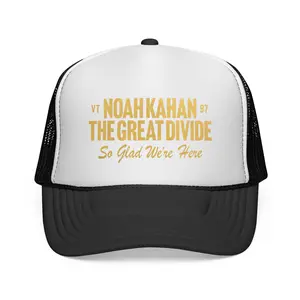 Vintage Noah Kahan The Great Divide Trucker Cap, Indie Folk Music Mesh Snapback Hat, Aesthetic Streetwear Baseball Cap, Gift for Fans