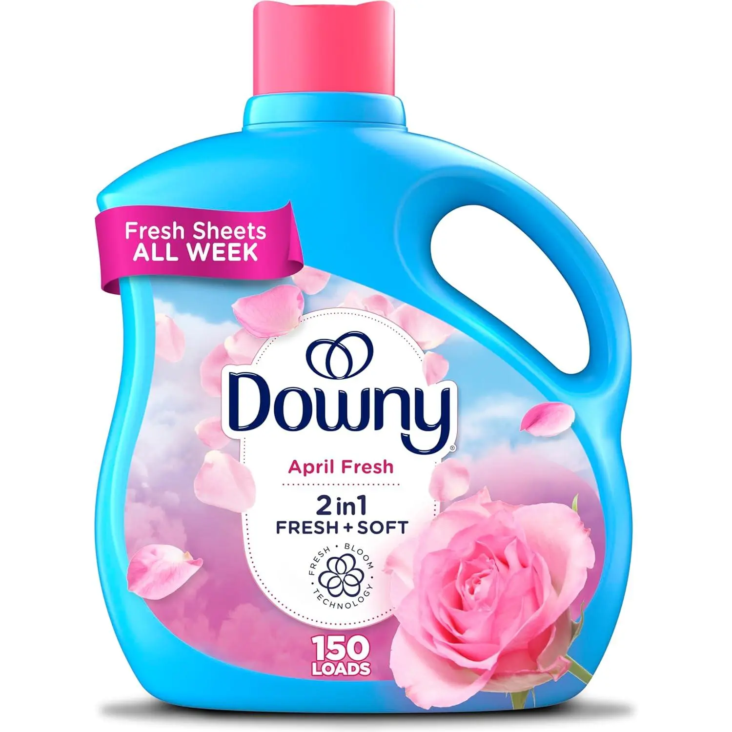 Downy Fabric Softener Liquid, April Fresh Scent, 111 fl oz, 150 Loads Downy Fabric Softener Liquid, April Fresh Scent, 111 fl oz, 150 Loads