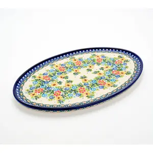 Lidia's Polish Pottery Hand Painted Cheese Board