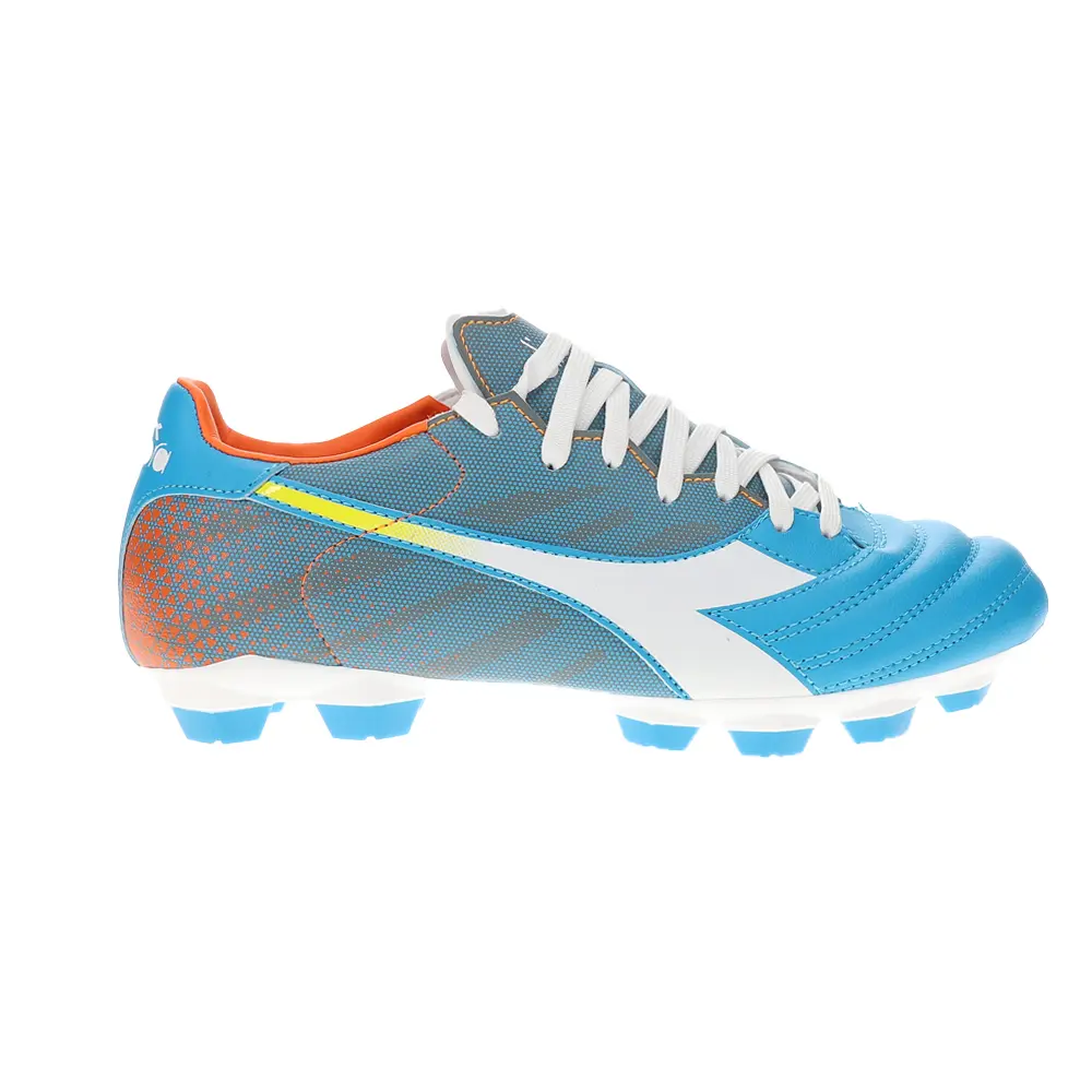 diadora Mens Brasil Elite Veloce Ground Light Polyurethane Soccer Cleats  - Blue