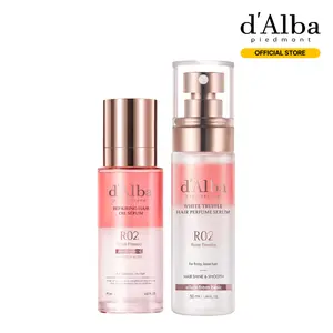 [OFFICIAL d'Alba] Hair Essential Duo -  Professional Reparing Hair Oil Serum (2.54 fl oz) + White Truffle Professional Repairing Hair Perfume Serum Fragrance (1.69 fl oz/3.38 fl oz)