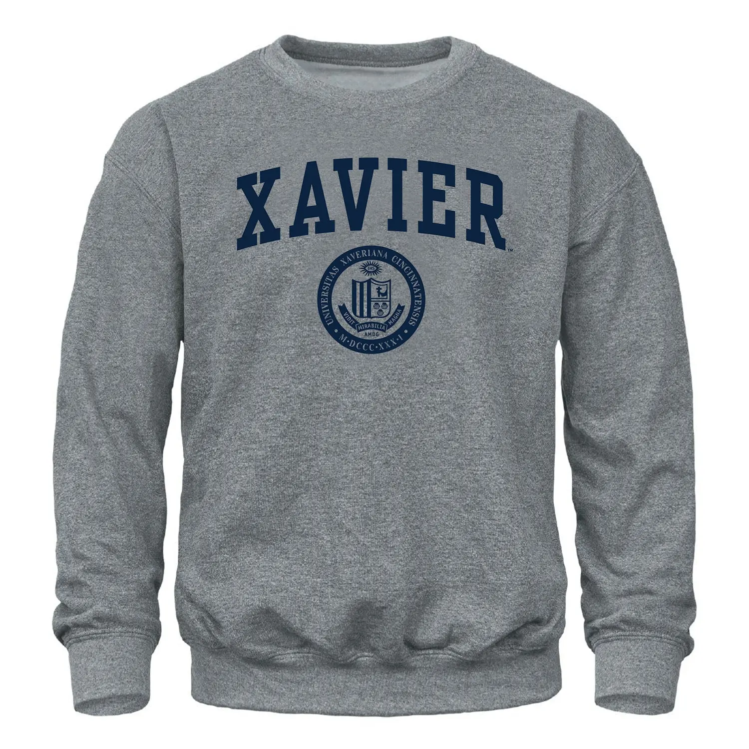Xavier University Heritage Sweatshirt (Charcoal Grey)