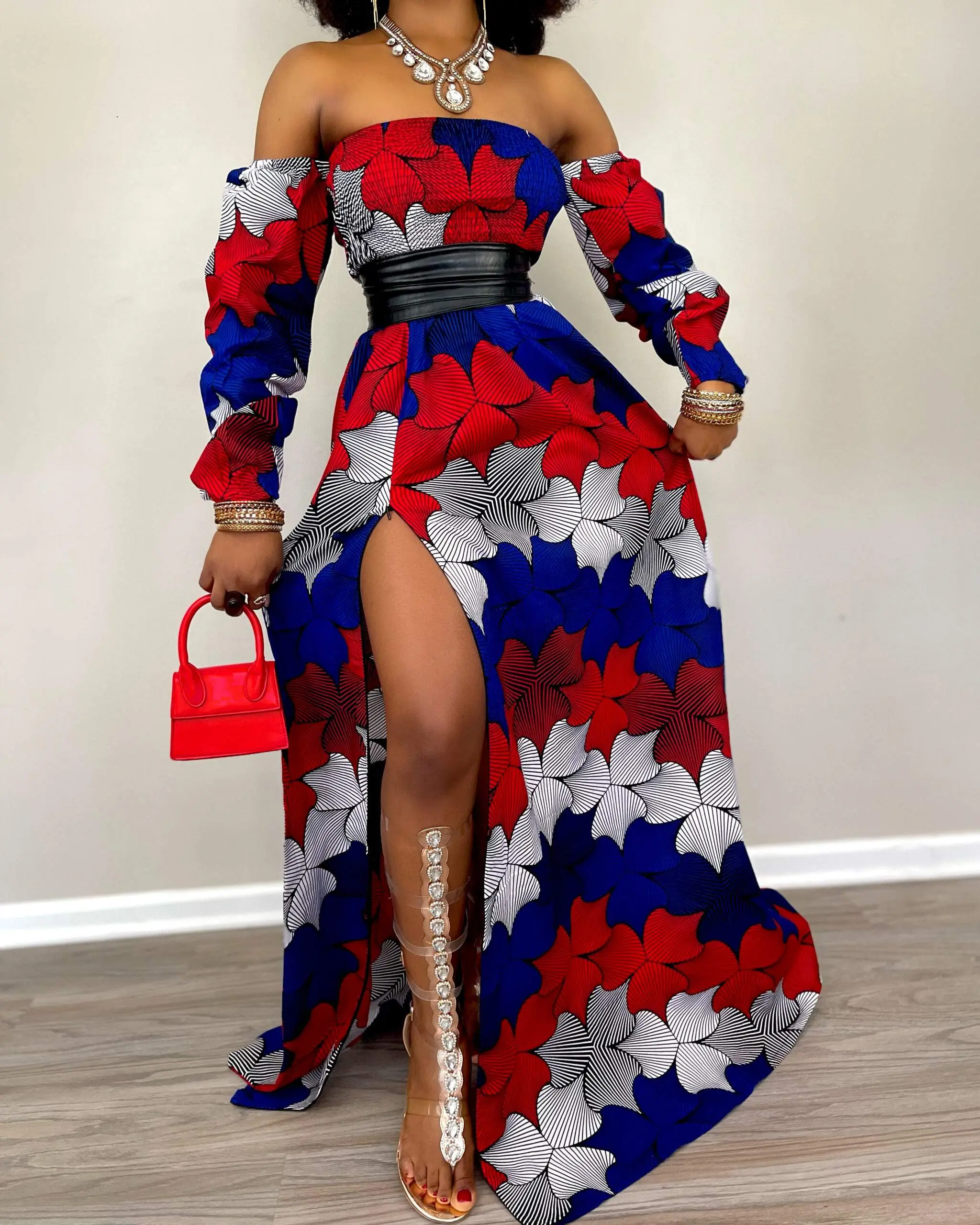 "Binta" Rema Kente Dress (African / Ankara/ Dashiki Print)