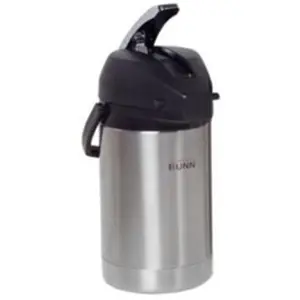 Bunn-O-Matic AIRPOT25 2.5 ltr. Lever Action Airpot- Stainless Steel