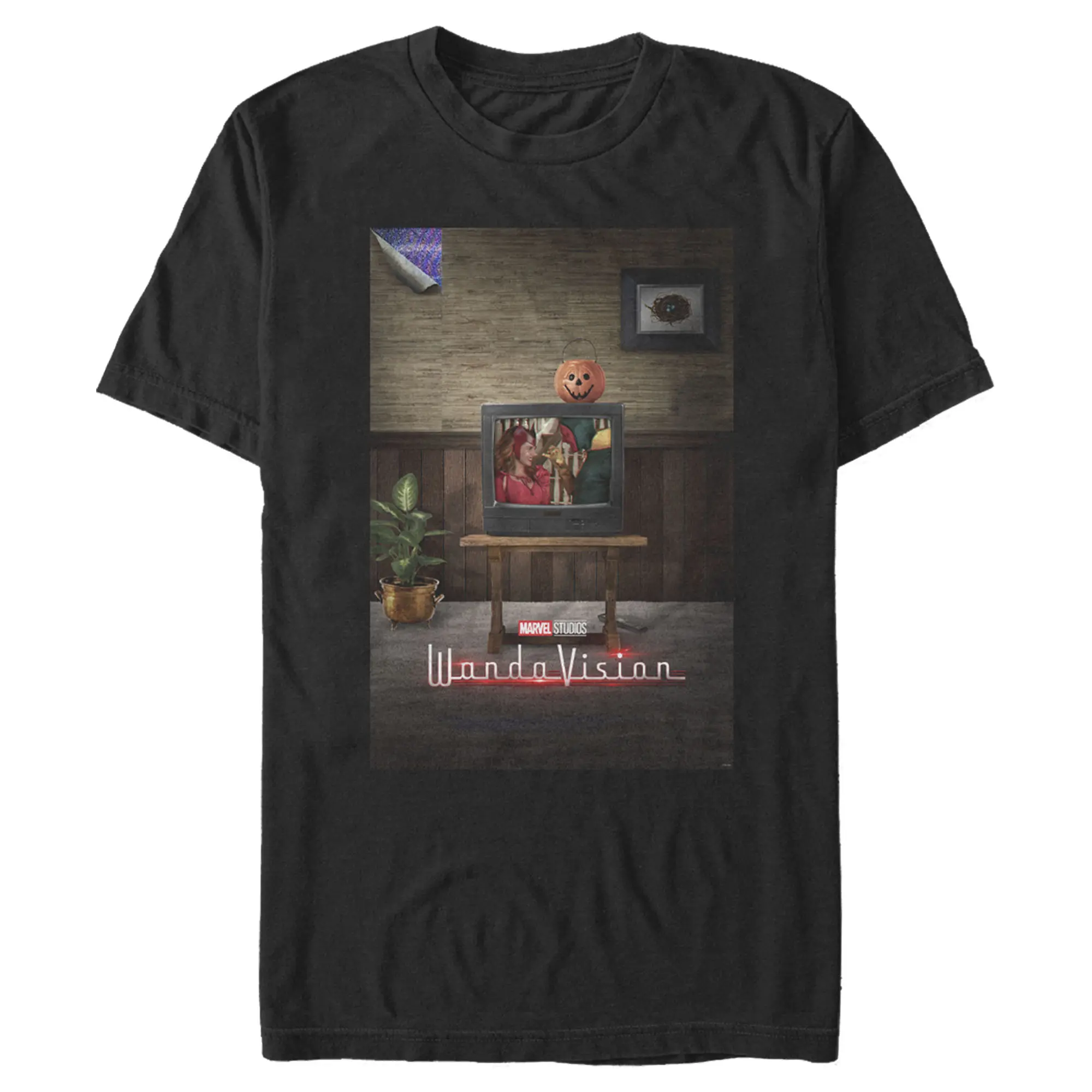 Men's Marvel WandaVision '90s Television Poster T-Shirt