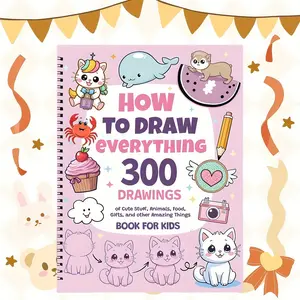 Teach Yourself How to Draw Book, Beginner-Friendly Art Guide, Step-By-Step Drawing Lessons, Perfect for New Artists, Creative Skill Development