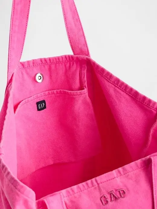 Gap Logo Tote Bag - Neon Pink Glow - TikTok Shop