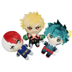 MHA Anime figure Midoriya Izuku bakugou katsuki Plush Toys Shoto Todoroki Plushies soft Pendant Doll pillow bag decora fans Gift