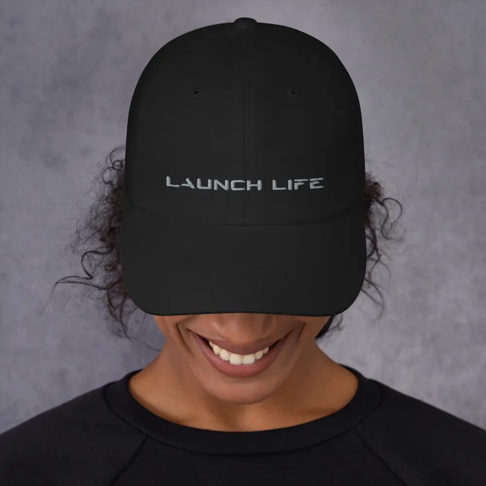 SpaceX Inspired Launch Life Dad Hat