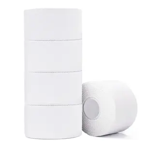 Sports tape, 5 packs of white sports tape, very strong, non-sticky cover with wrists ankle with racket, gymnastics boxing lacrosse rock climbingRAIMENTRY