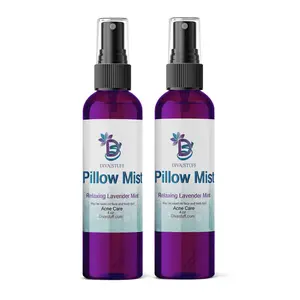Diva Stuff Pillow Mist – Lavender Aromatherapy Spray for Clear Skin, Clean Fabrics & Restful Sleep (Dual Pack, 4 oz Each)