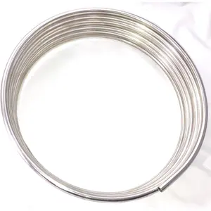 16 Ft of 3/8" Stainless Steel Fuel Line Tubing Coil, Grade 304