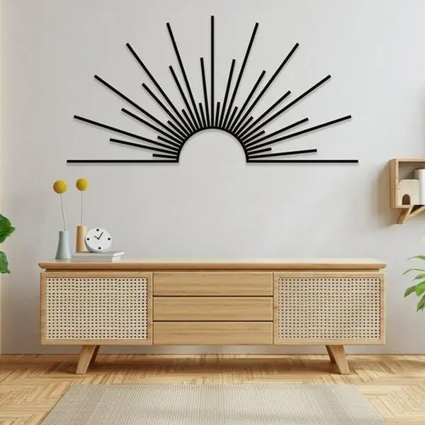 Sun Metal Wall Decor, Sun, Sun Art, Sun Decor, Sunrise, Sunrise Art, Beach Decor, Wall Art, Wall Decor, Room Decor, Home Decor, Home Gift