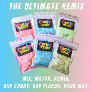 Candy Remix The Ultimate Remix 6 Bag Mix and Match Bundle Sour and Sweet Candy Choose Your Flavors - Snack, Bonbon