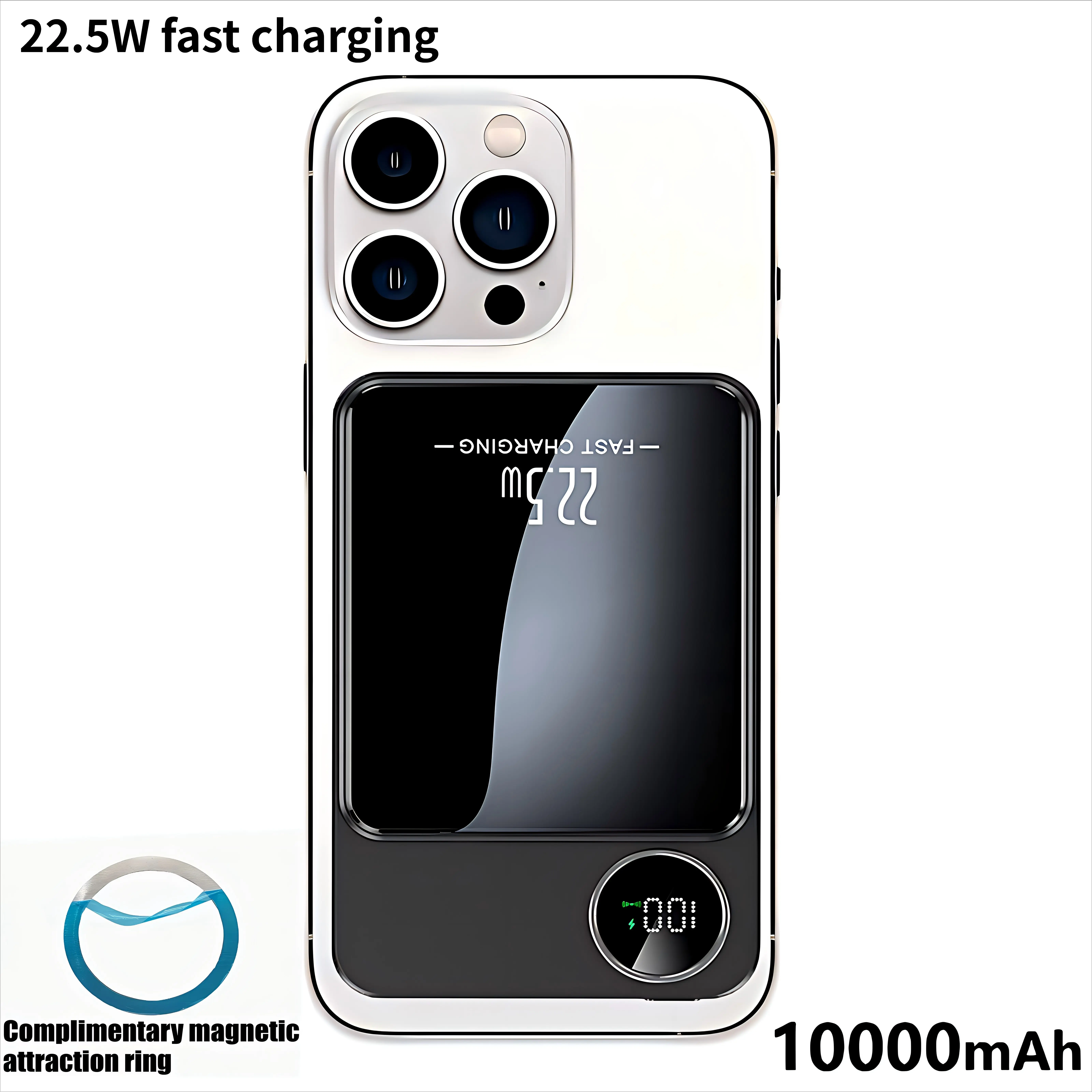 Black 10000mAh Pro Version