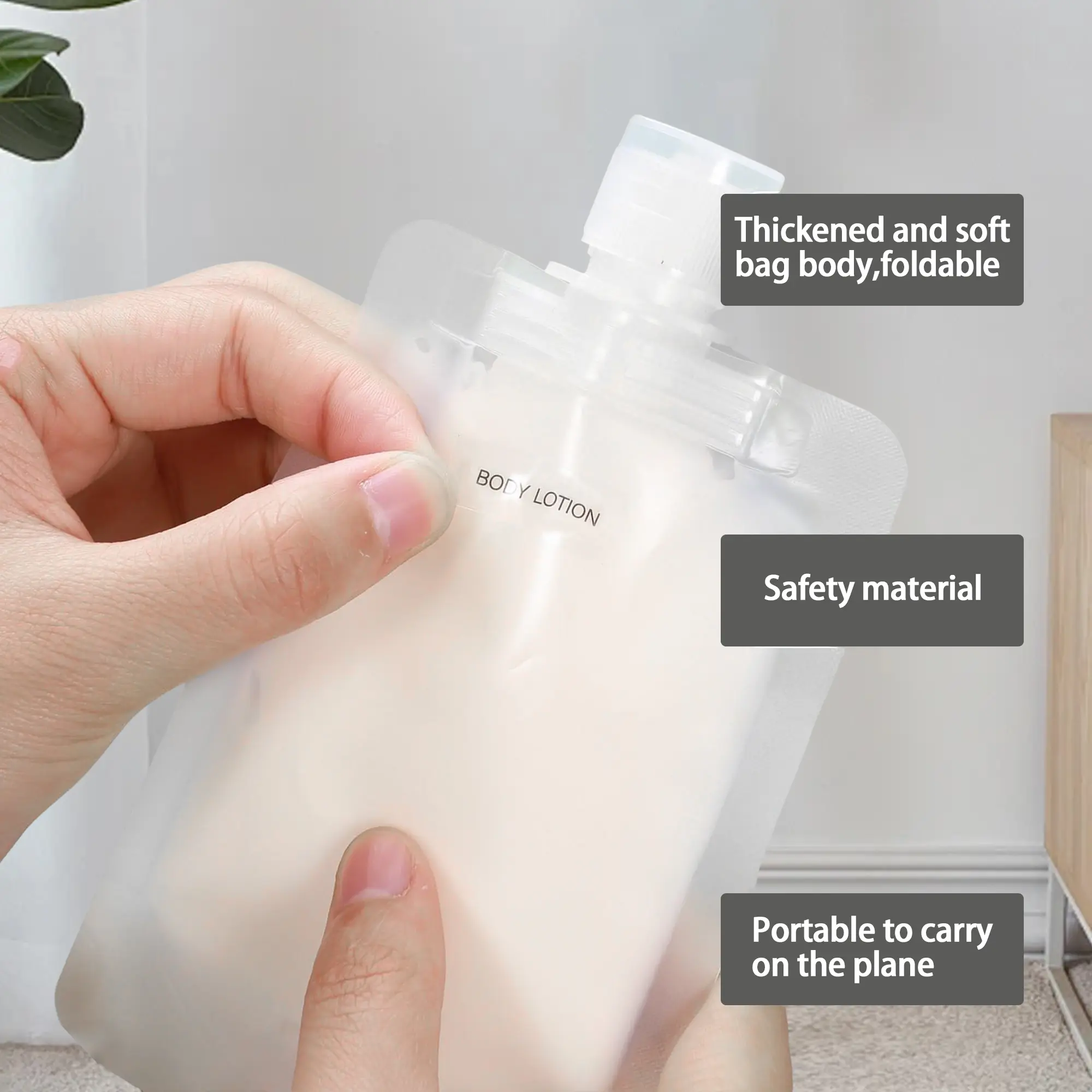 12 Counts Reusable Plastic Pouches, Versatile Liquid Carriers for Picnics and Outings