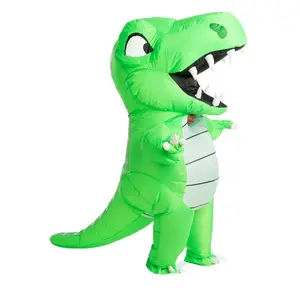 Inflatable Kids Green Dino Costume